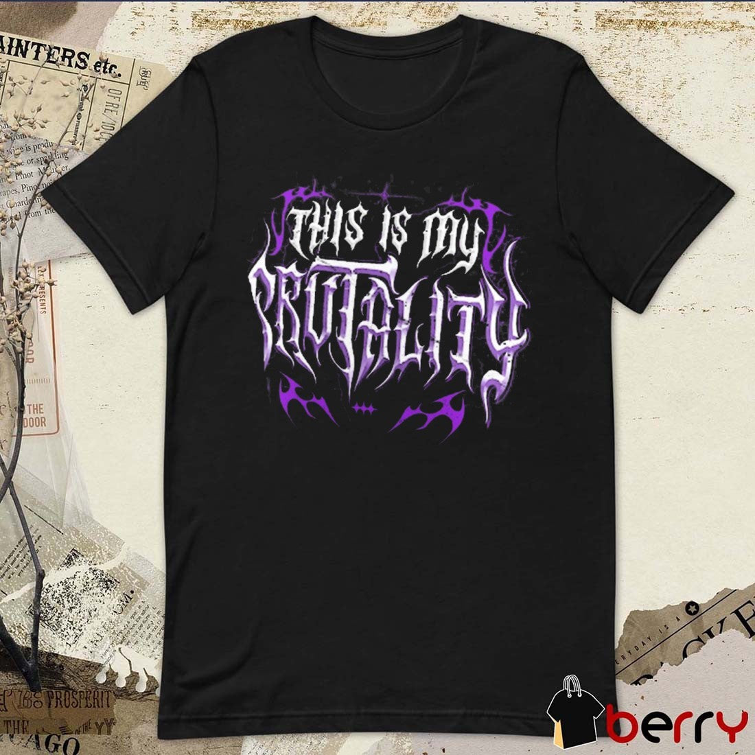 Rhea Ripley This Is My Brutality Logo WWE 2025 t-shirt
