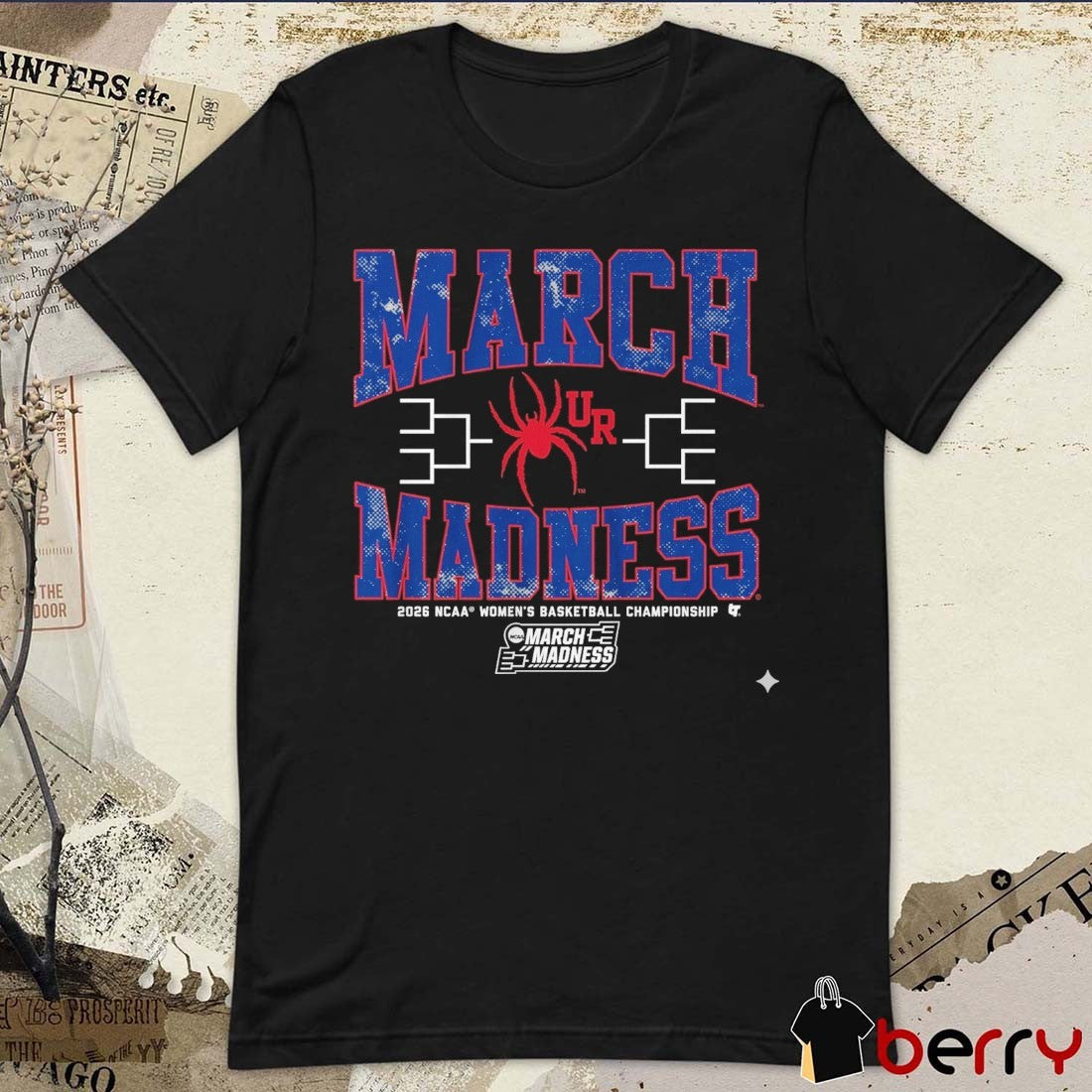 Richmond Spiders WBB 2026 NCAA Women’s Basketball March Madness t-shirt