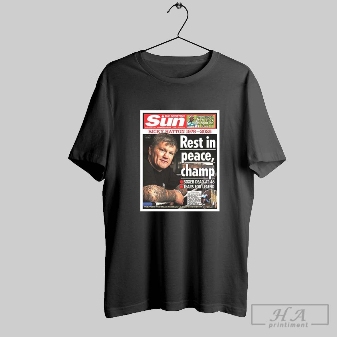 Official Ricky Hatton 1978 2025 Rest In Peace Champ