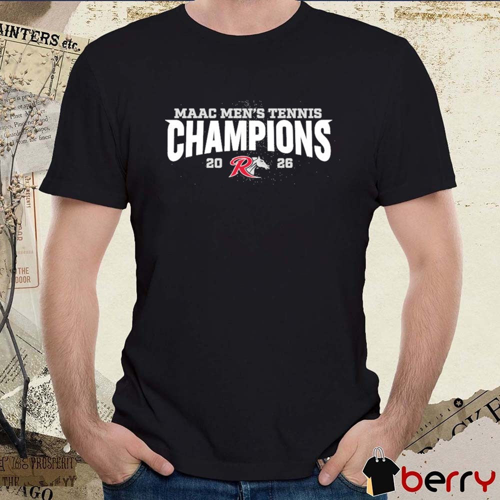 Rider University 2026 MAAC Men’s Tennis Champions t-shirt