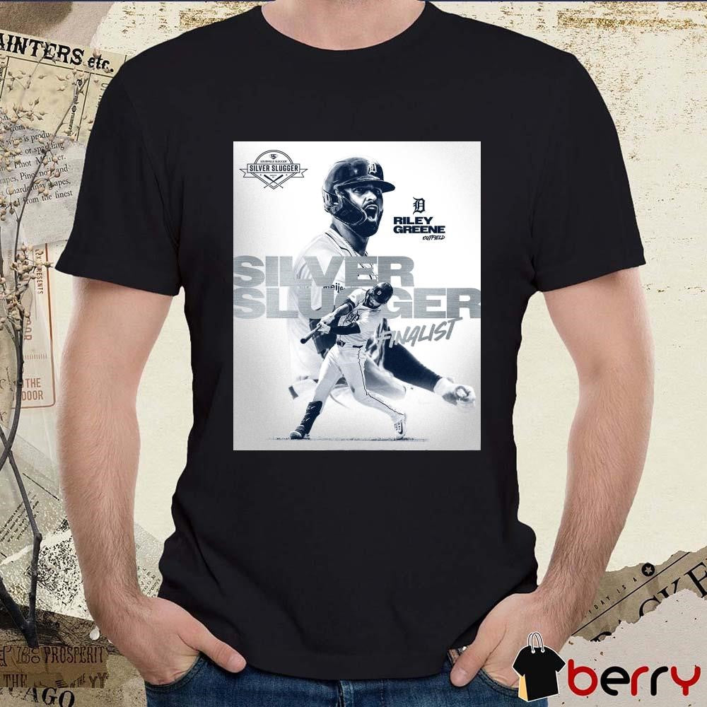 Riley Greene Detroit Tigers MLB Silver Slugger Award finalists Louisville Slugger Poster t-shirt