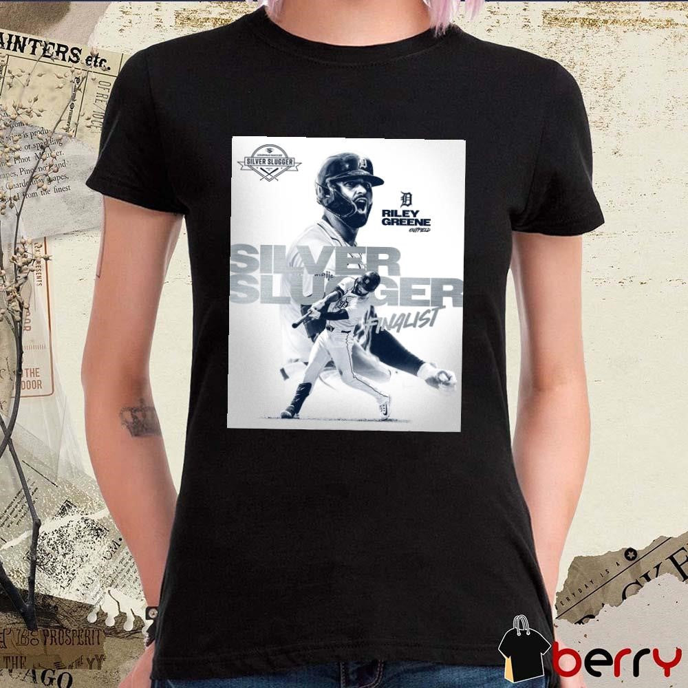Riley Greene Detroit Tigers MLB Silver Slugger Award finalists Louisville Slugger Poster t-shirt