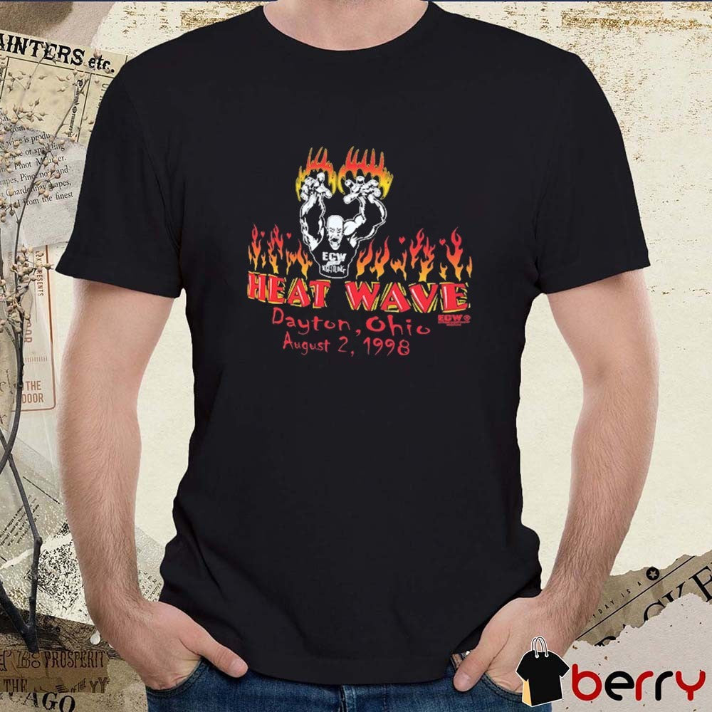 Ripple Junction ECW Wrestling Heat Wave Dayton Ohio August 2 1998 Vintage Graphic WWE t-shirt