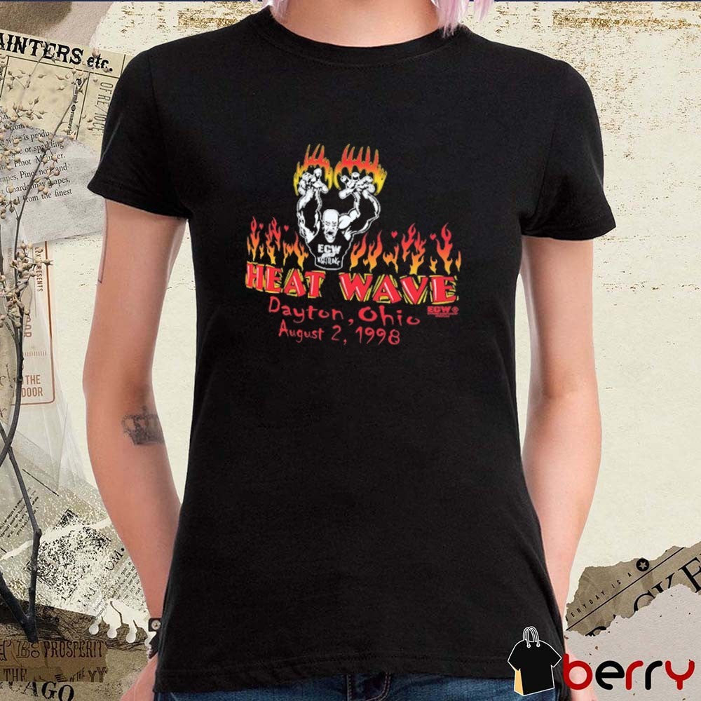 Ripple Junction ECW Wrestling Heat Wave Dayton Ohio August 2 1998 Vintage Graphic WWE t-shirt