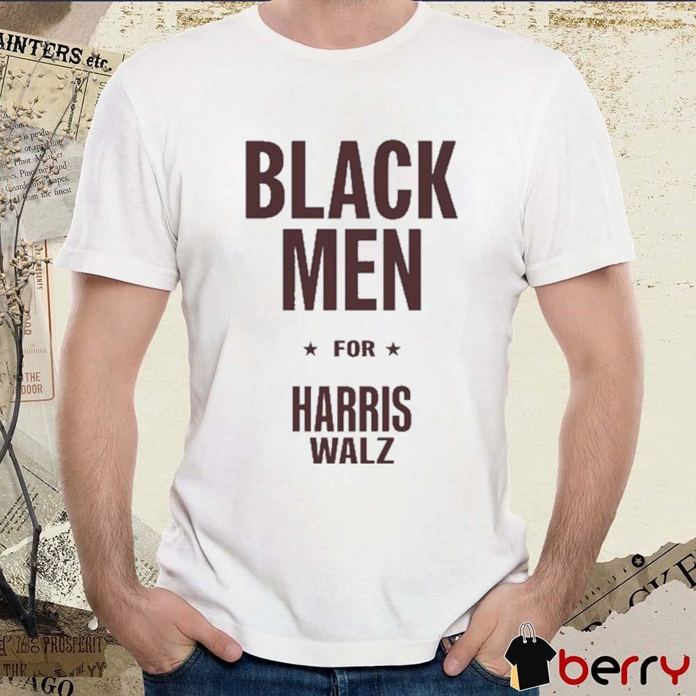 Rob Wearing Black Men For Harris Walz 2024 t-shirt
