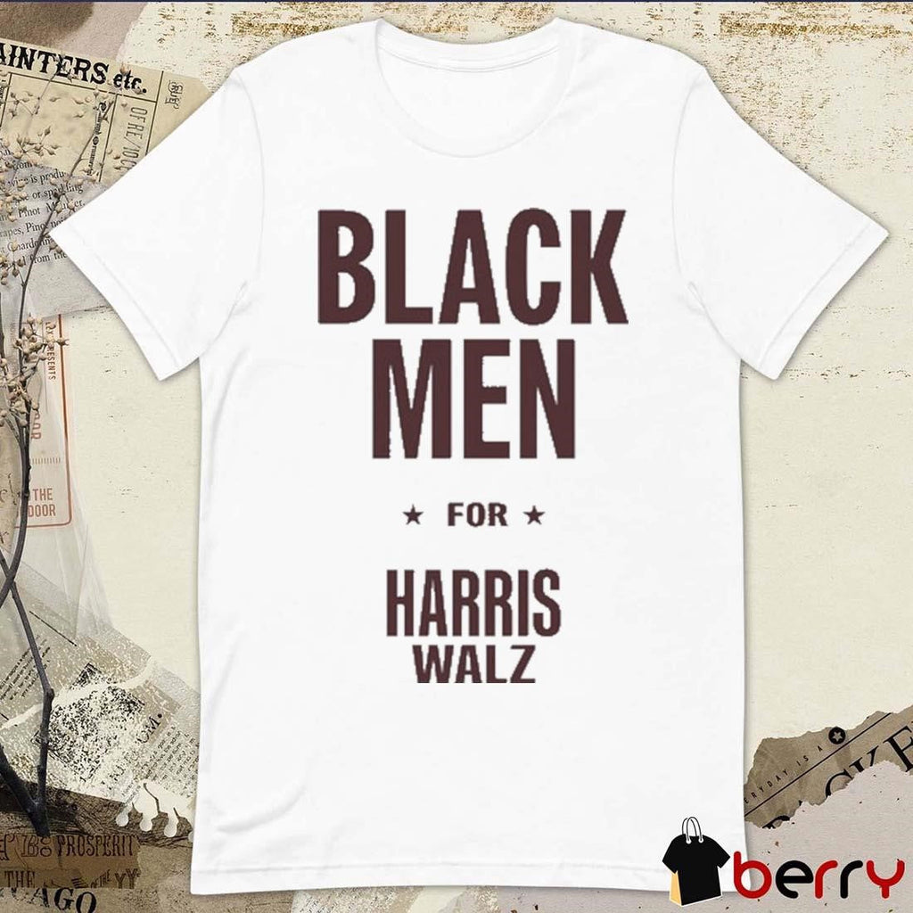 Rob Wearing Black Men For Harris Walz 2024 t-shirt