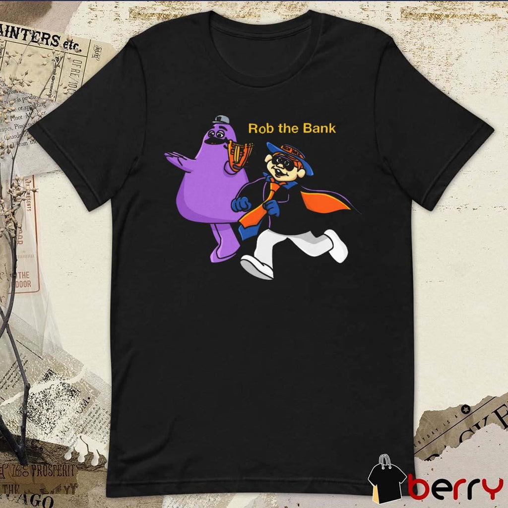 Rob the Bank New York Mets Grimace Monster t-shirt