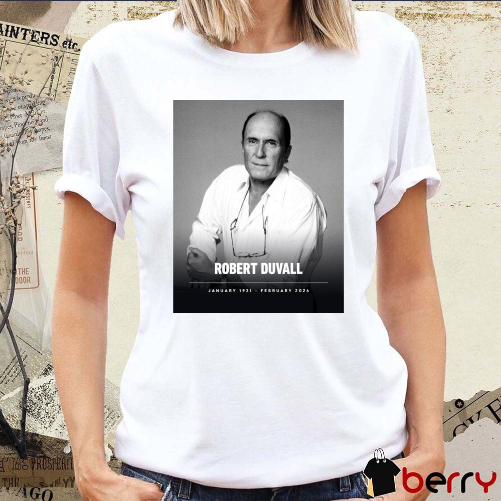 Robert Duvall January 1931 – February 2026 His Roles In The Godfather And Apocalypse Now t-shirt