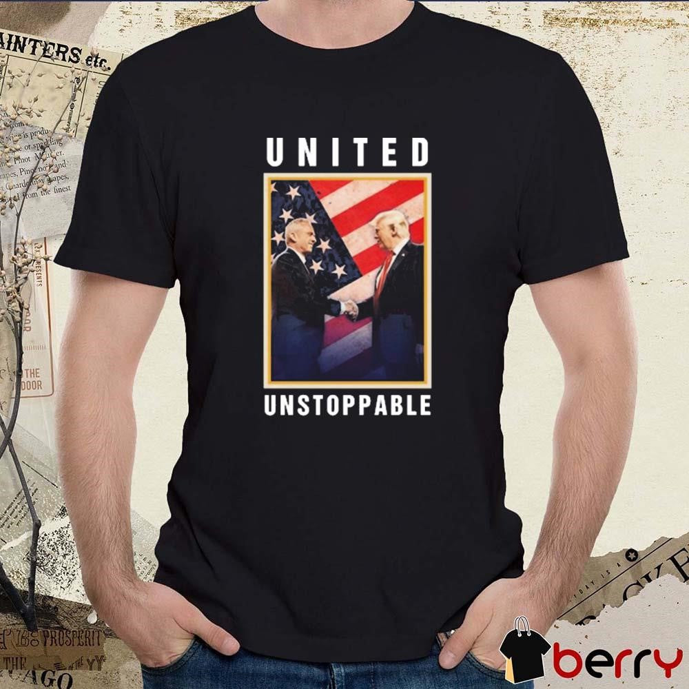 Robert F Kennedy Jr Trump United Unstoppable Vintage President America 47th Poster t-shirt