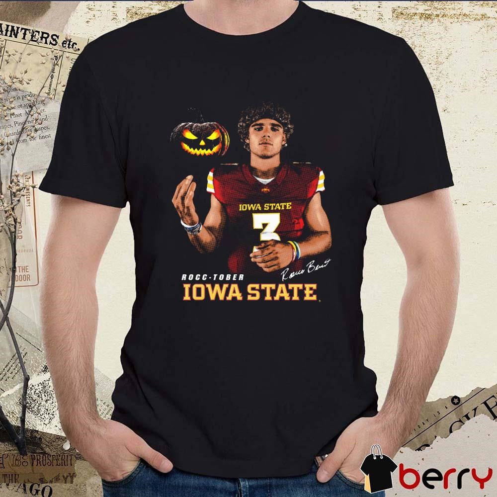 Rocco Becht Rocc-tober Iowa State Signature Halloween 2024 t-shirt