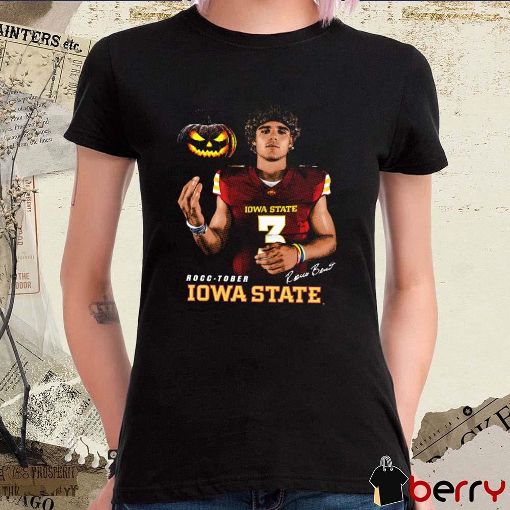 Rocco Becht Rocc-tober Iowa State Signature Halloween 2024 t-shirt