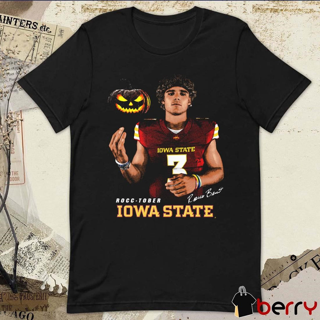 Rocco Becht Rocc-tober Iowa State Signature Halloween 2024 t-shirt