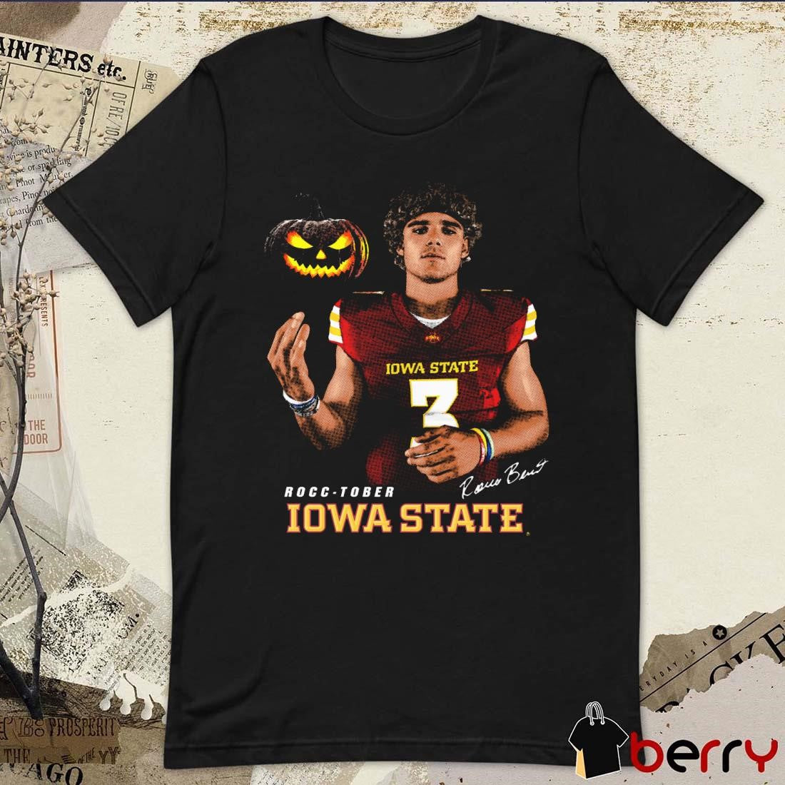 Rocco Becht Rocc-tober Iowa State Signature Halloween 2024 t-shirt