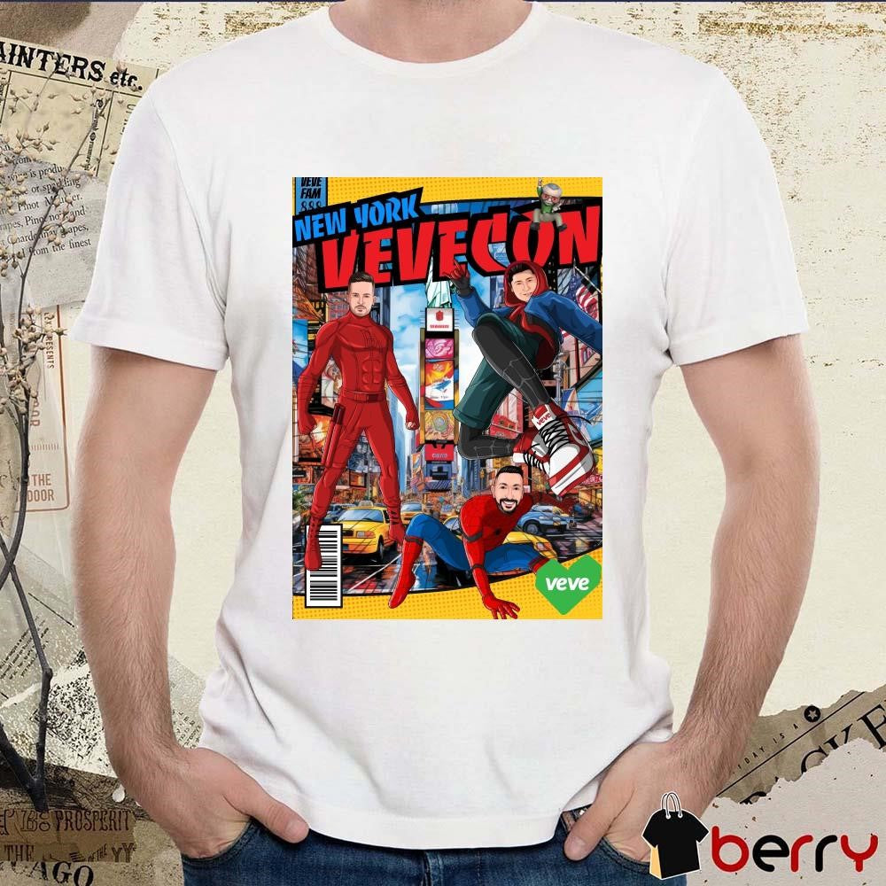 Rock 2 Burn New York Veve Con Veve Fam 888 Leo Milli Poster t-shirt