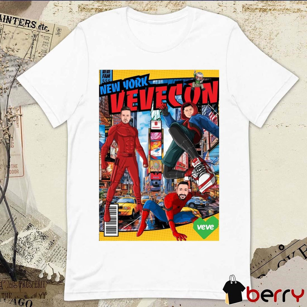 Rock 2 Burn New York Veve Con Veve Fam 888 Leo Milli Poster t-shirt