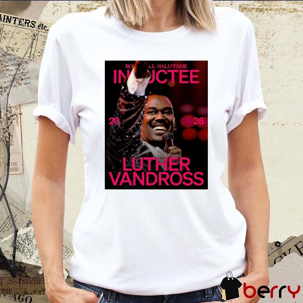 Rock & Roll Hall of Fame Class of 2026 Inductee Luther Vandross Poster t-shirt