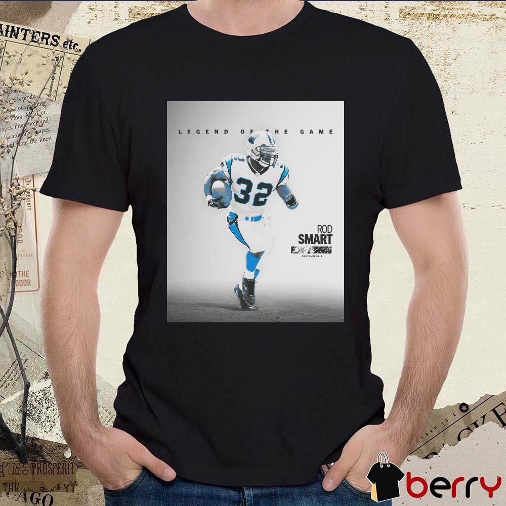 Rod Smart Carolina Panthers Vs Tampa Bay Buccaneers Legend Of The Game December 1 Poster t-shirt