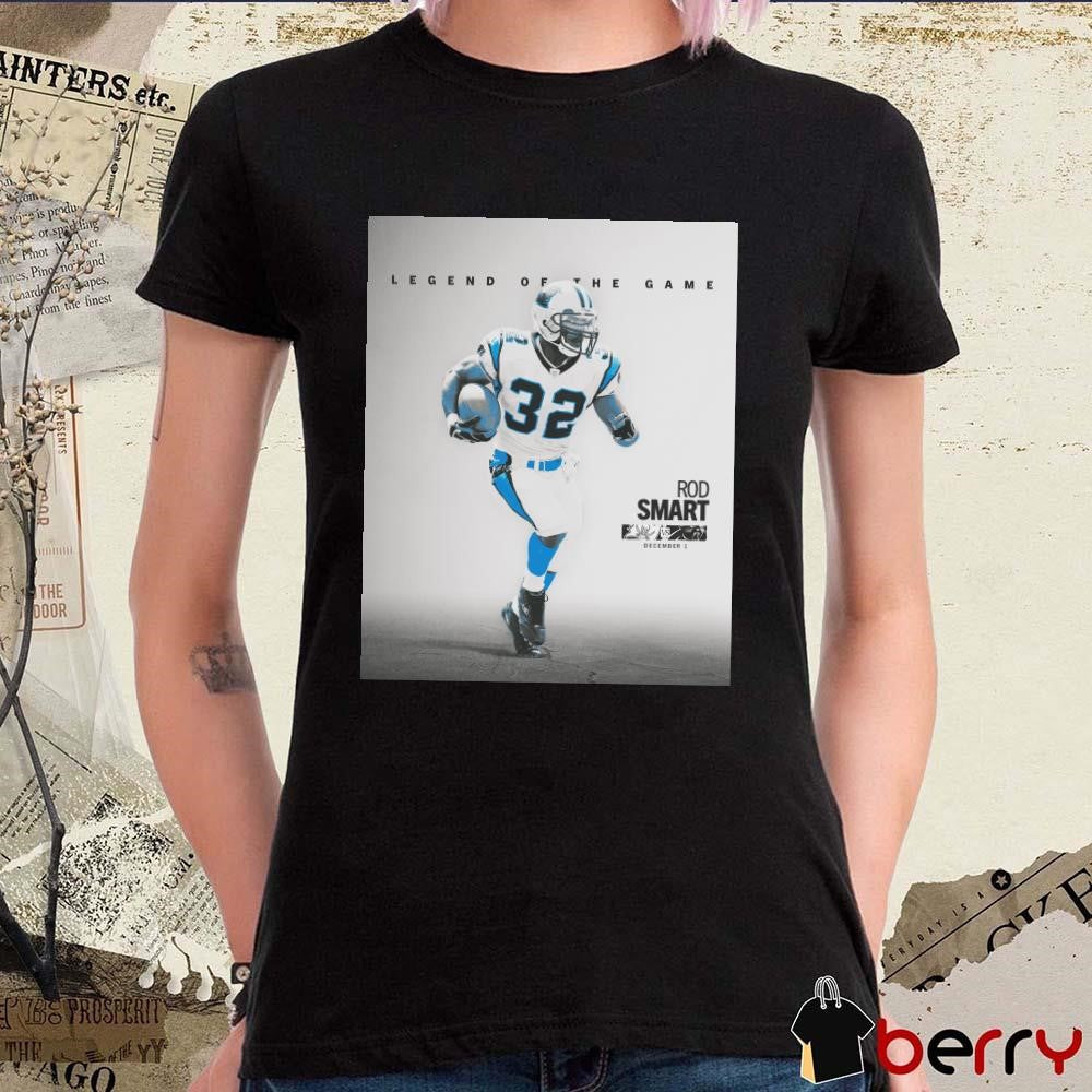 Rod Smart Carolina Panthers Vs Tampa Bay Buccaneers Legend Of The Game December 1 Poster t-shirt