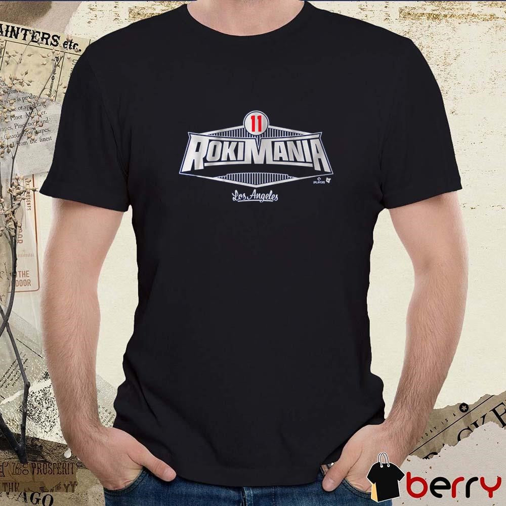 Roki Sasaki 11 RokiMania Los Angeles Dodgers MLB Baseball 2025 t-shirt