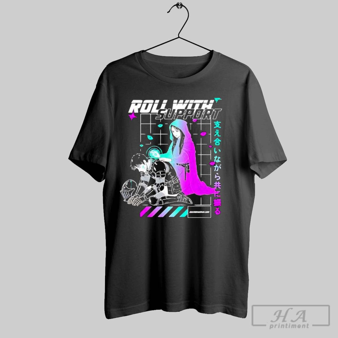 Official Roll With Support Retrowave