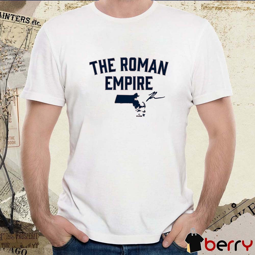 Roman Anthony State of the Roman Empire Boston Red Sox MLB Signature t-shirt