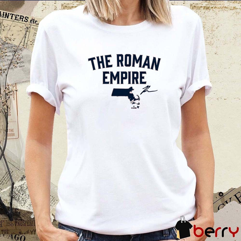 Roman Anthony State of the Roman Empire Boston Red Sox MLB Signature t-shirt