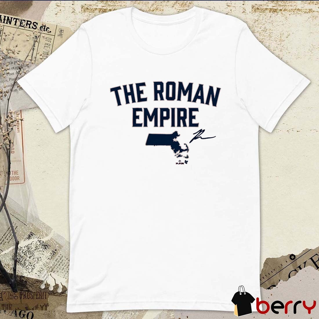 Roman Anthony State of the Roman Empire Boston Red Sox MLB Signature t-shirt