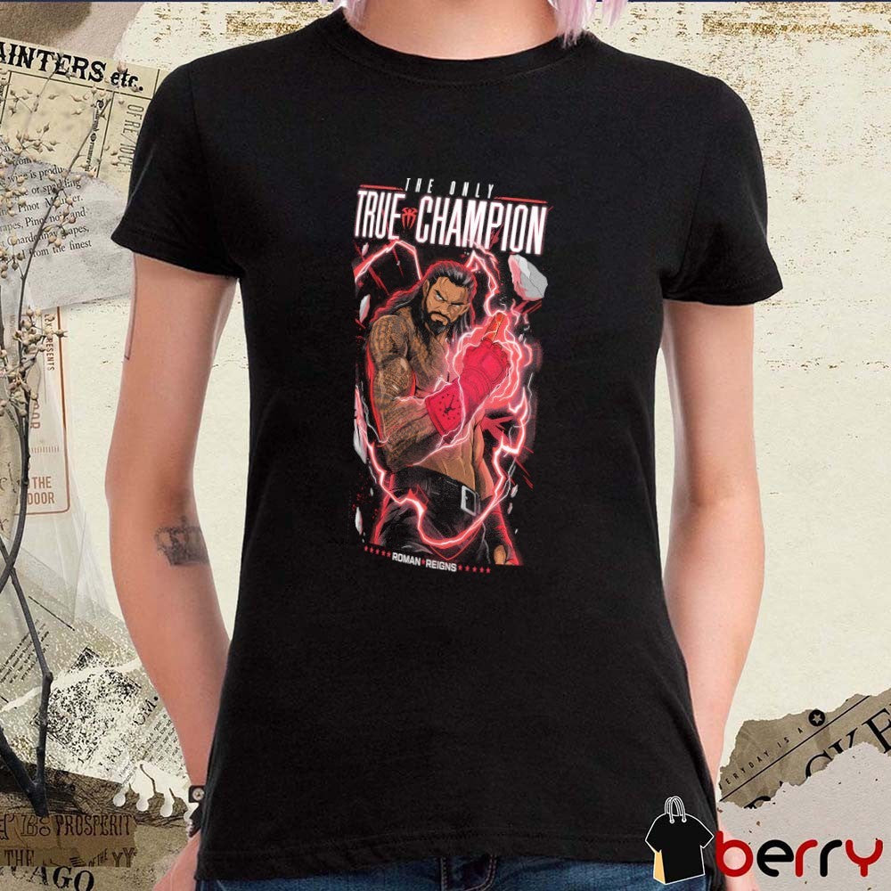 Roman Reigns The Only True Champion Cartoon WWE 2026 t-shirt