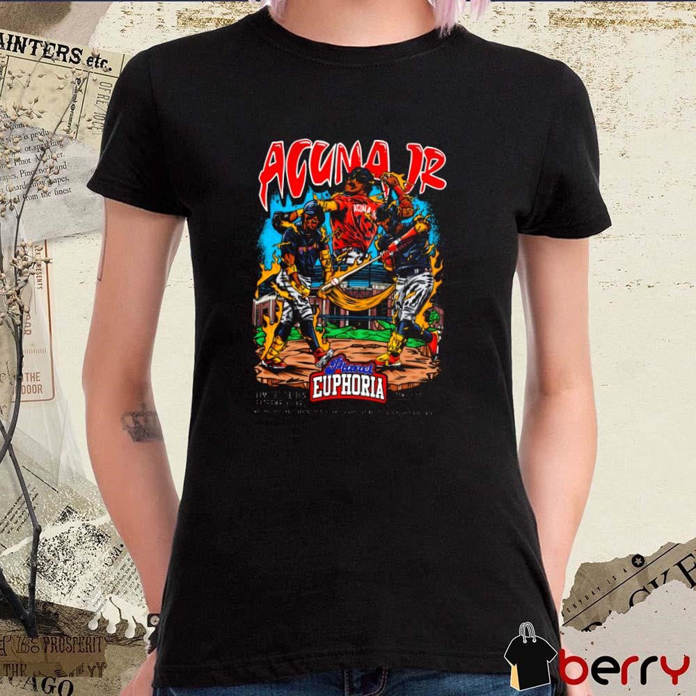 Ronald Acuña Jr. V2 Atlanta Braves MLB Baseball Planet Euphoria Painting t-shirt