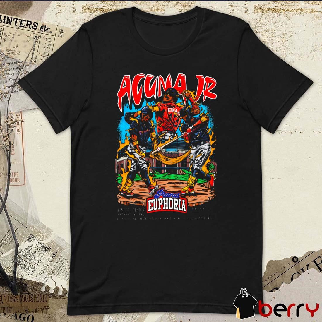 Ronald Acuña Jr. V2 Atlanta Braves MLB Baseball Planet Euphoria Painting t-shirt