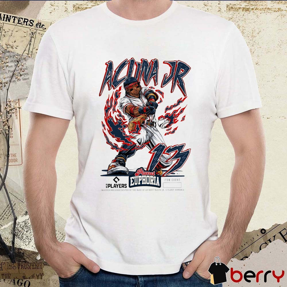 Ronald Acuna Jr. V4 Atlanta Braves MLB Planet Euphoria Artwork 2026 t-shirt