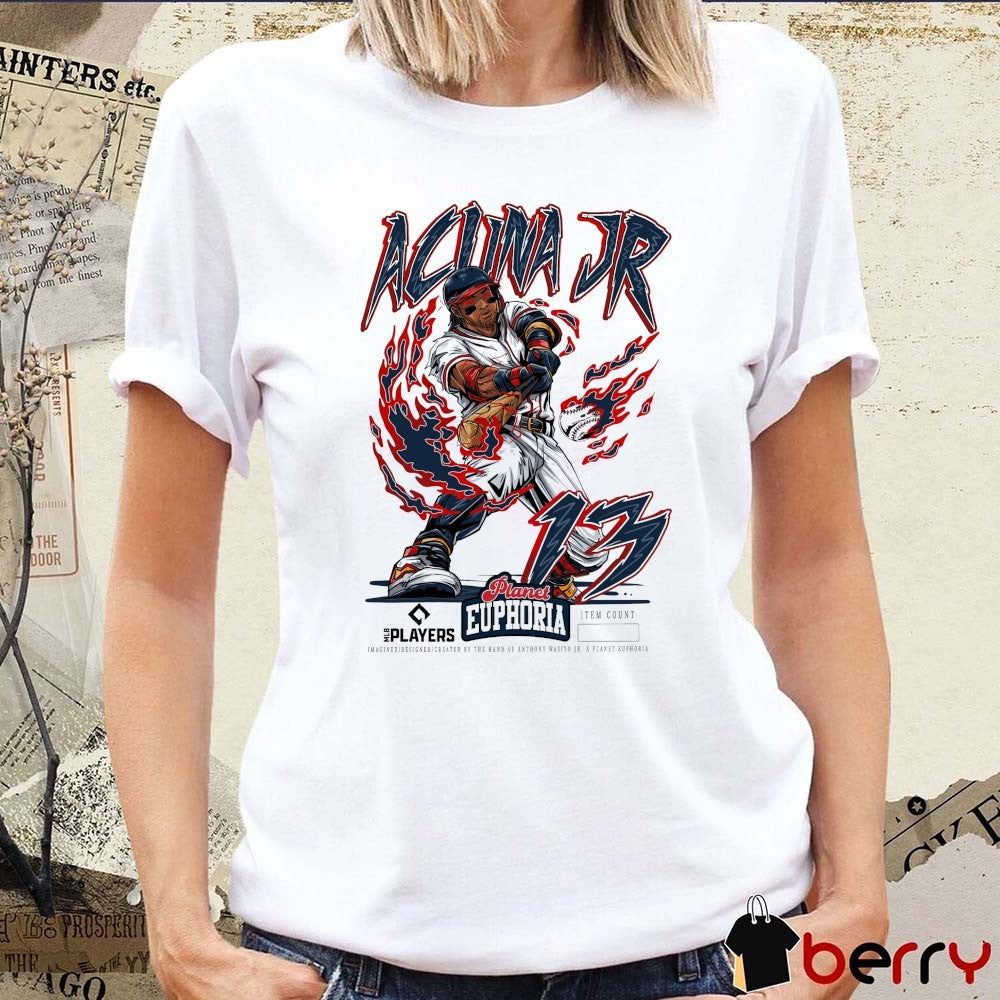 Ronald Acuna Jr. V4 Atlanta Braves MLB Planet Euphoria Artwork 2026 t-shirt