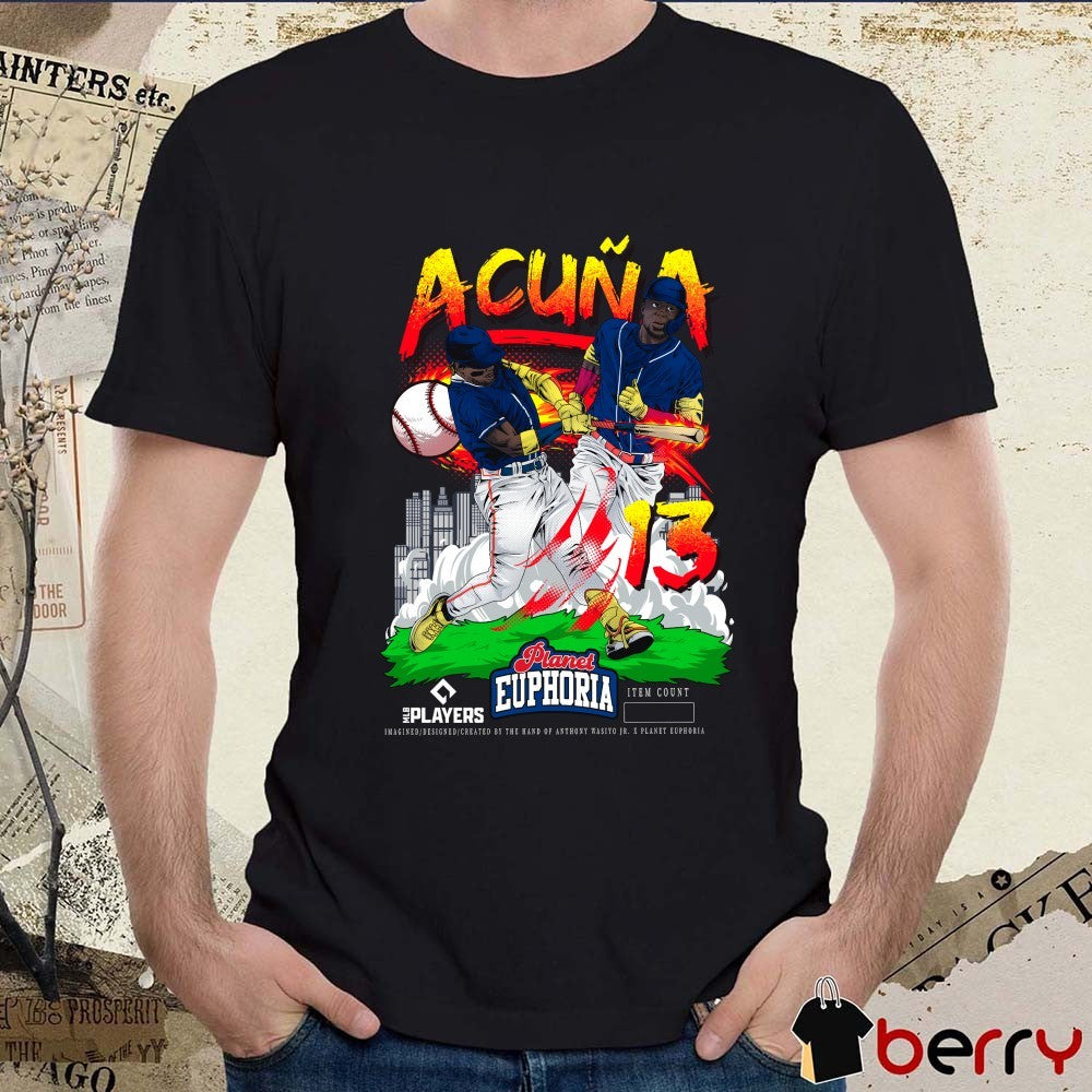 Ronald Acuna V3 Atlanta Braves MLB 2026 Planet Euphoria Art t-shirt