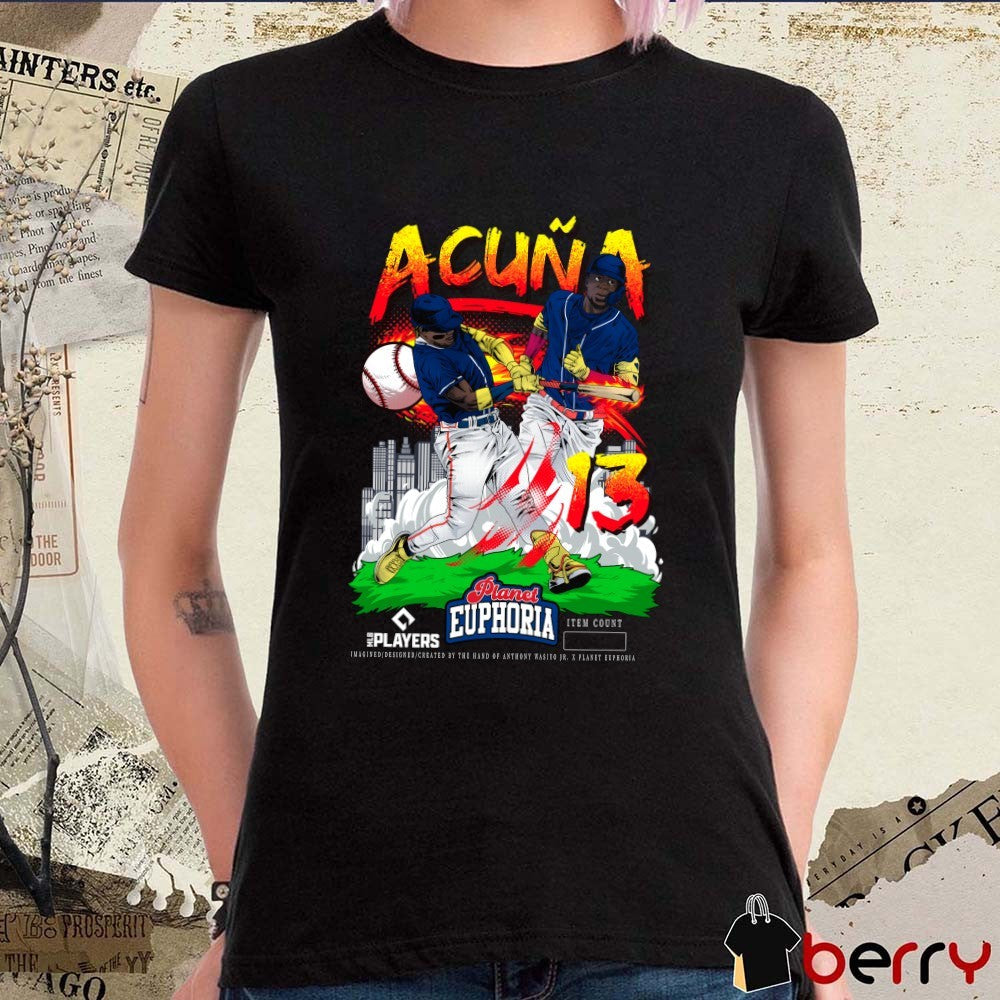 Ronald Acuna V3 Atlanta Braves MLB 2026 Planet Euphoria Art t-shirt