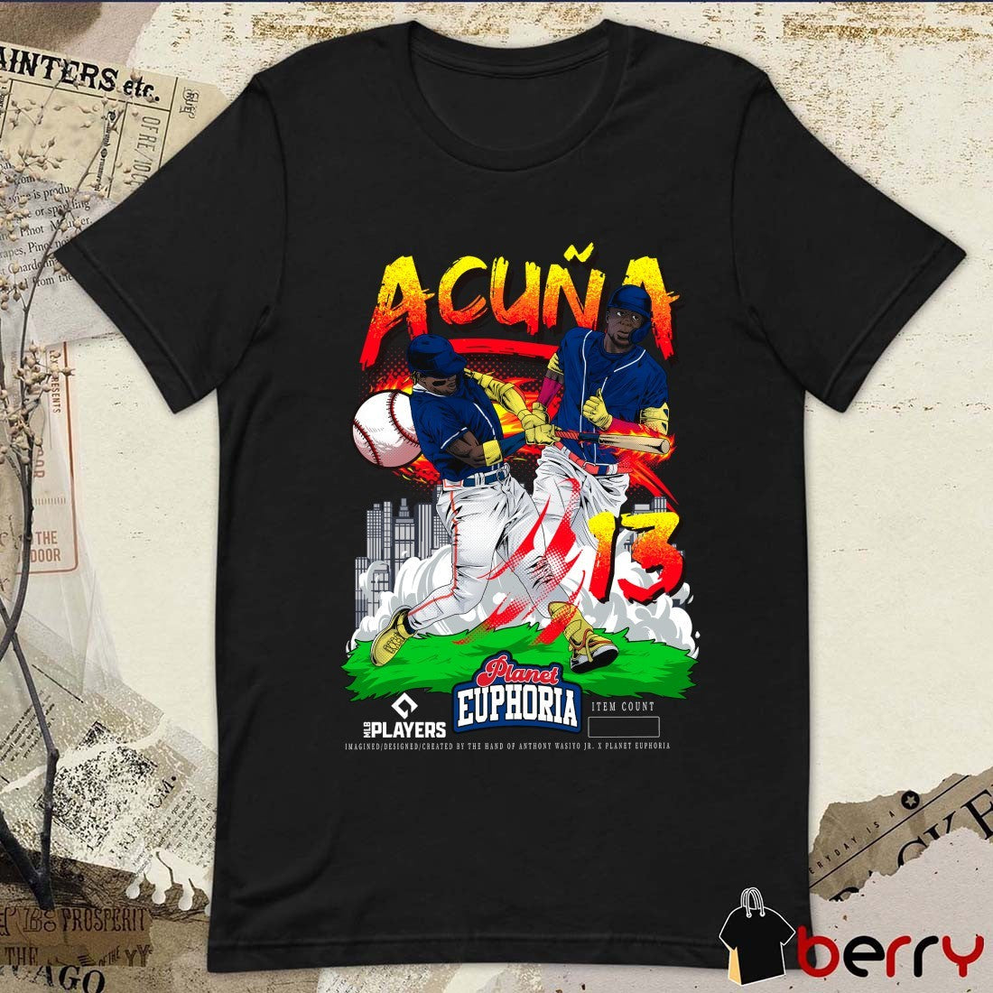 Ronald Acuna V3 Atlanta Braves MLB 2026 Planet Euphoria Art t-shirt