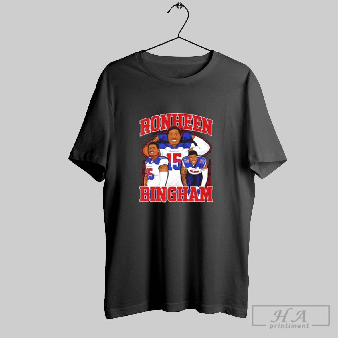 Official Ronheen Bingham Graphic Houston Roughnecks