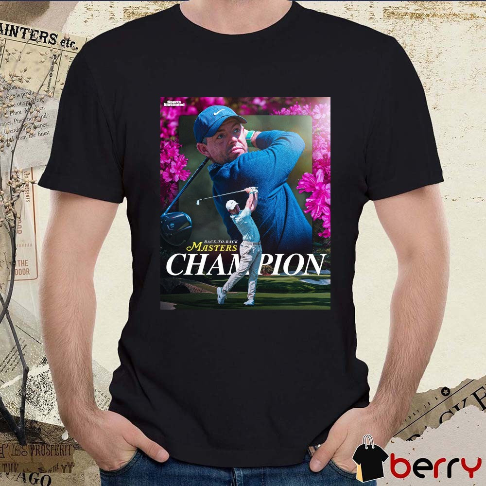 Rory McIlroy Back-To-Back Masters Champion 2026 Poster t-shirt