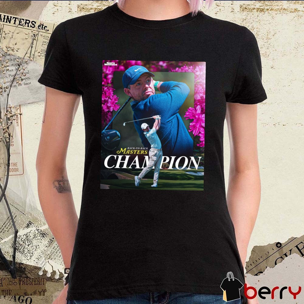Rory McIlroy Back-To-Back Masters Champion 2026 Poster t-shirt