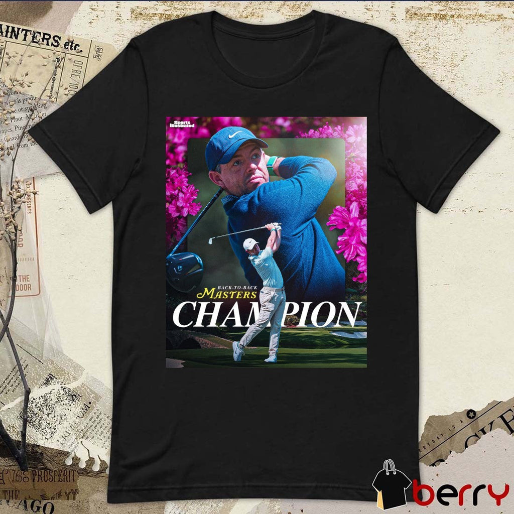 Rory McIlroy Back-To-Back Masters Champion 2026 Poster t-shirt