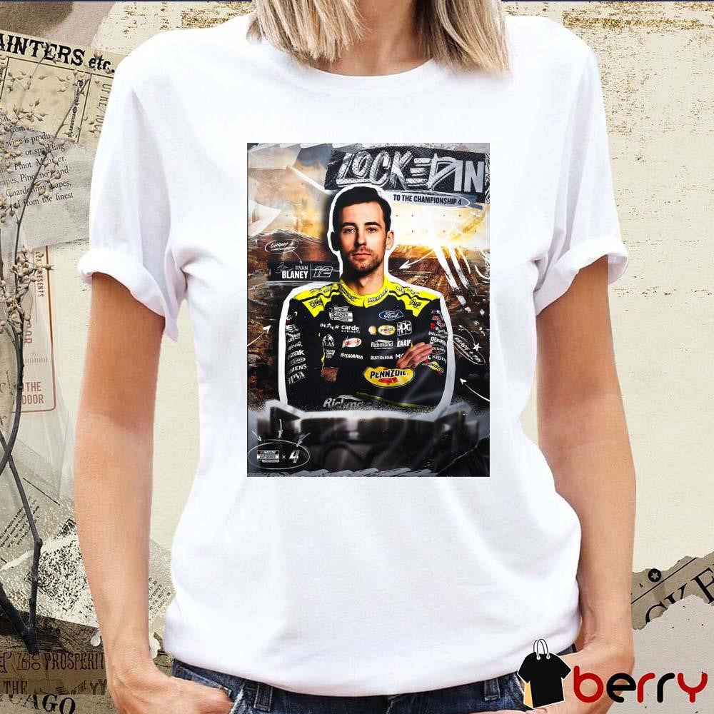 Ryan Blaney Is Back In The Championship 4 To Defend His Title Poster t-shirt