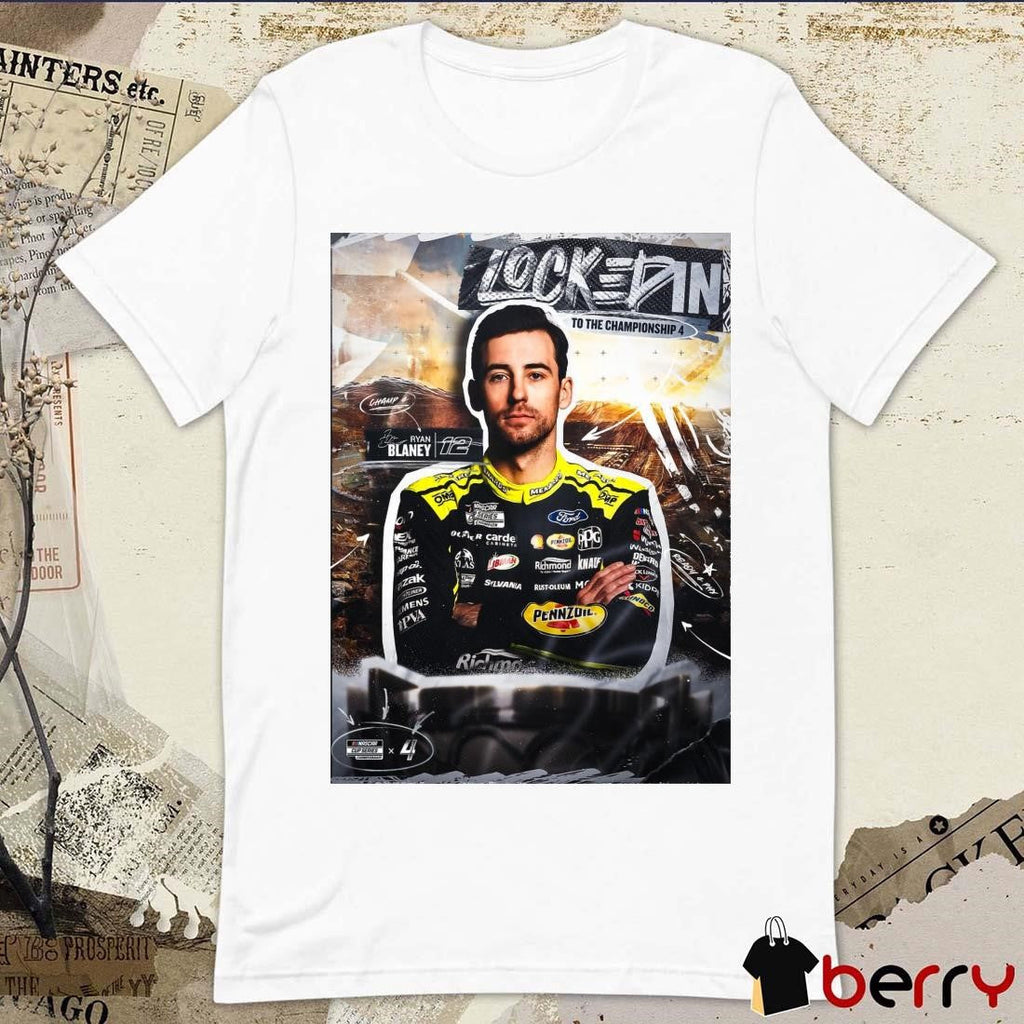 Ryan Blaney Is Back In The Championship 4 To Defend His Title Poster t-shirt