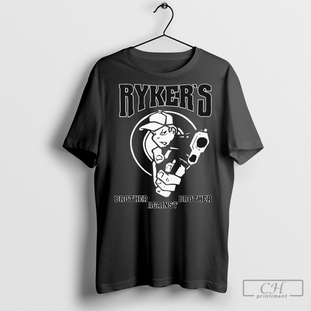 Official Rykers Brother Against Brother T Shirt