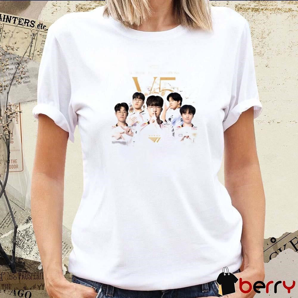 SKT T1 League Of Legends Worlds 2024 Champions Our Time Our Legacy t-shirt
