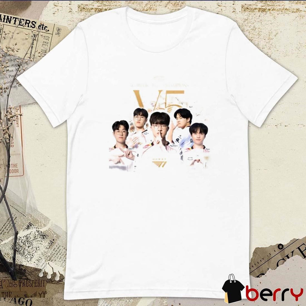 SKT T1 League Of Legends Worlds 2024 Champions Our Time Our Legacy t-shirt