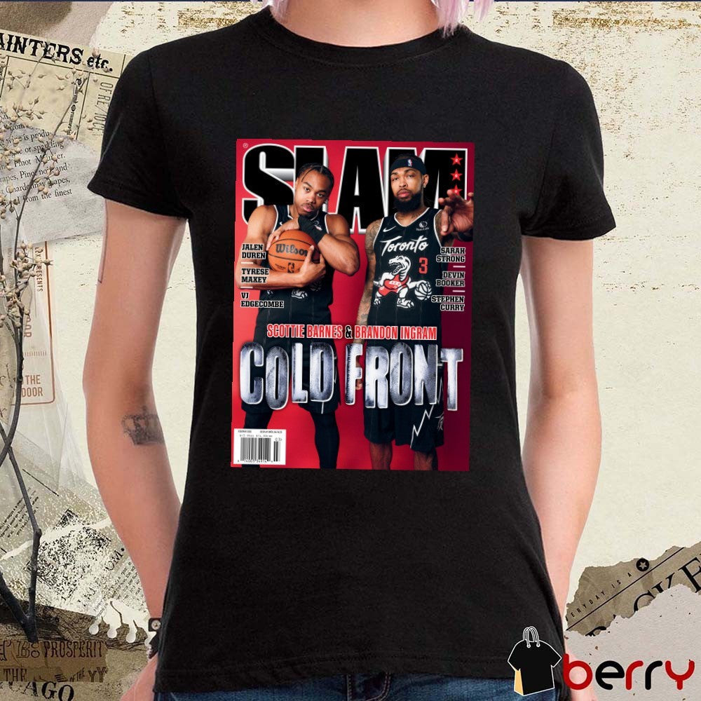 SLAM 260 Scottie Barnes and Brandon Ingram Cold Front Magazine Poster t-shirt