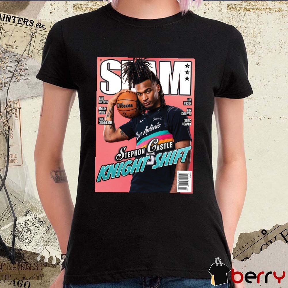 SLAM 261 Stephon Castle Knight Shift San Antonio Spurs Basketball Magazine t-shirt