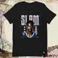 SLAM AJ Dybantsa BYU Cougars NCAA Remix Fanart t-shirt