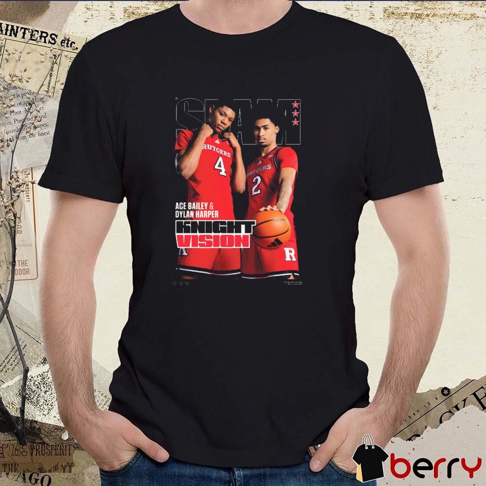 SLAM Ace Bailey And Dylan Harper Rutgers Scarlet Knights Knight Vision t-shirt
