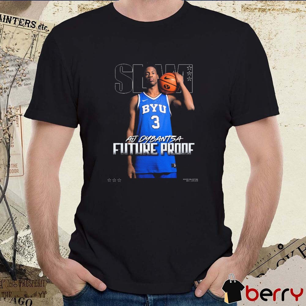 SLAM Cover AJ Dybantsa BYU Cougars NCAA Future Proof Fanart t-shirt