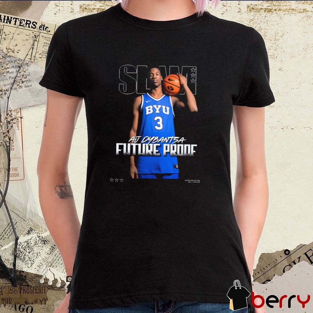 SLAM Cover AJ Dybantsa BYU Cougars NCAA Future Proof Fanart t-shirt